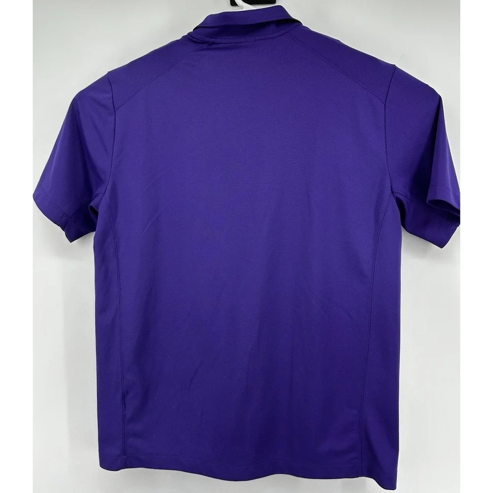 Nike Golf Pro Performance Dri Fit Mickey Mouse Logo Golf Polo Purple Men's Large